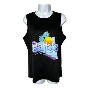 Barbie Graphic Women’s Performance Tank Top L NEW